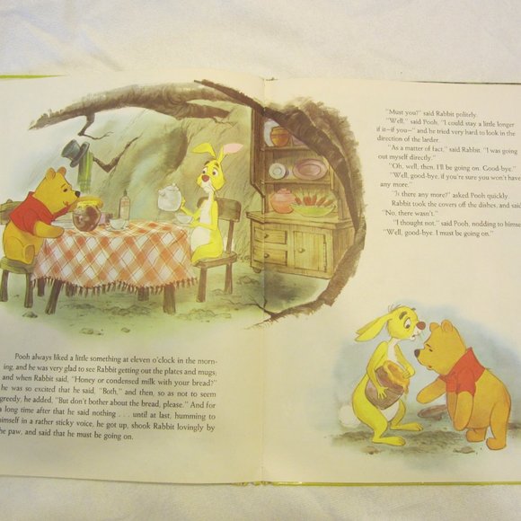 VTG 1972 DISNEY'S WINNIE-THE-POOH, A TIGHT SQUEEZE, GOLDEN BOOK - Picture 5 of 5
